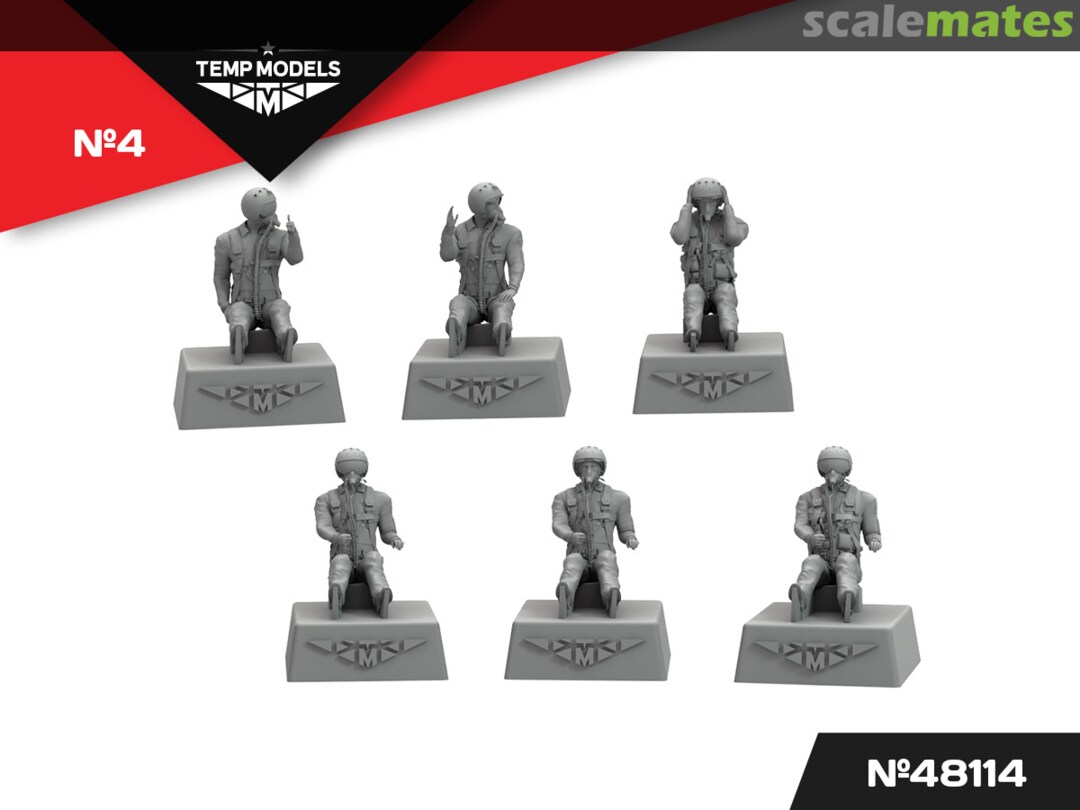 Contents Modern pilots Russia Air Force (flight position). Set №4 48114 Tempmodels Contents Modern pilots Russia Air Force (flight position). Set №4 48114 Tempmodels