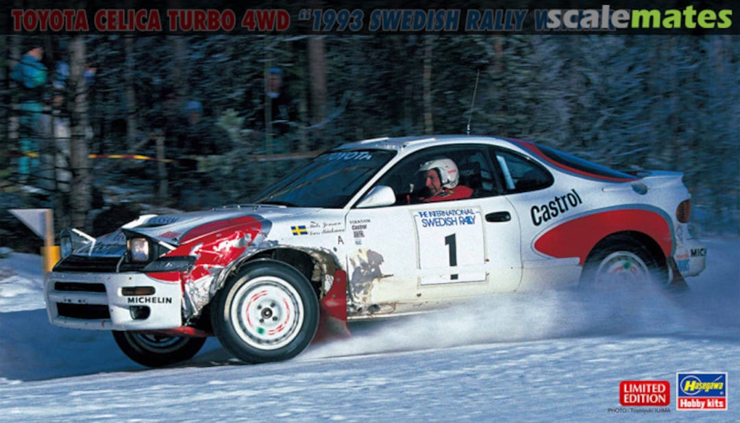 Boxart Toyota Celica Turbo 4WD "1993 Swedish Rally Winner" 20484 Hasegawa Boxart Toyota Celica Turbo 4WD "1993 Swedish Rally Winner" 20484 Hasegawa