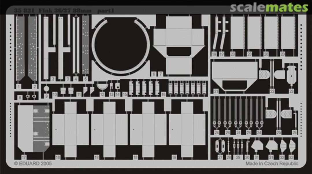 Boxart Flak 36/37 88mm 35821 Eduard