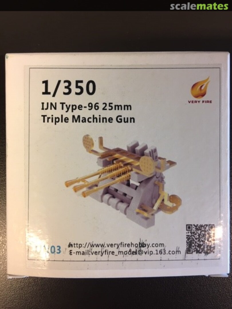 Boxart IJN Type-96 25mm Triple Machine Gun (10 Mounts) IJN03 Very Fire Boxart IJN Type-96 25mm Triple Machine Gun (10 Mounts) IJN03 Very Fire