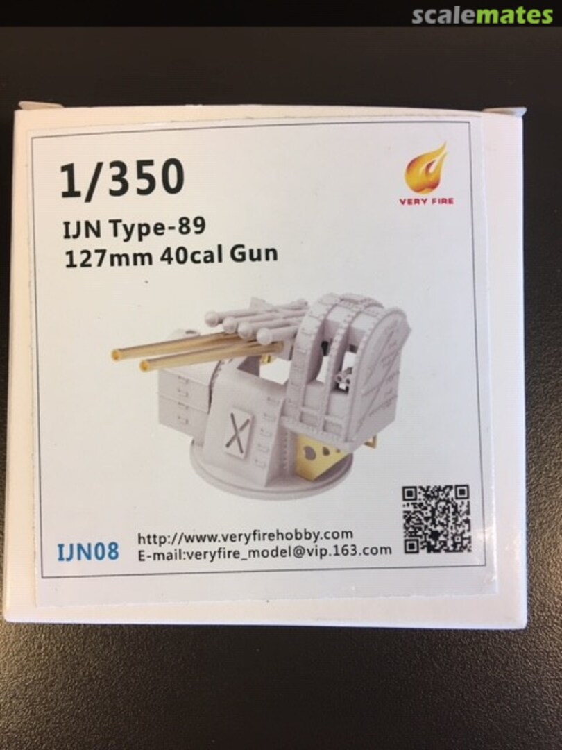 Boxart IJN Type-89 127mm Gun (6sets) IJN08 Very Fire Boxart IJN Type-89 127mm Gun (6sets) IJN08 Very Fire