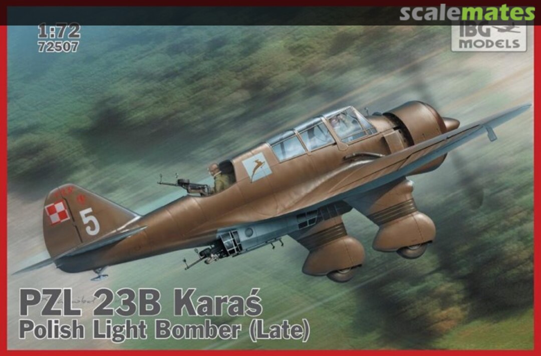 Boxart PZL 23B Karaś (Late) 72507 IBG Models