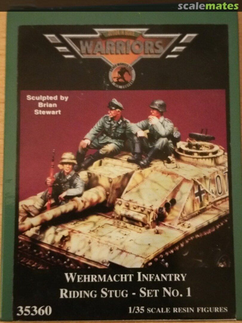 Boxart Wehrmacht Infantry Riding Stug - Set No. 1 35360 Warriors Boxart Wehrmacht Infantry Riding Stug - Set No. 1 35360 Warriors