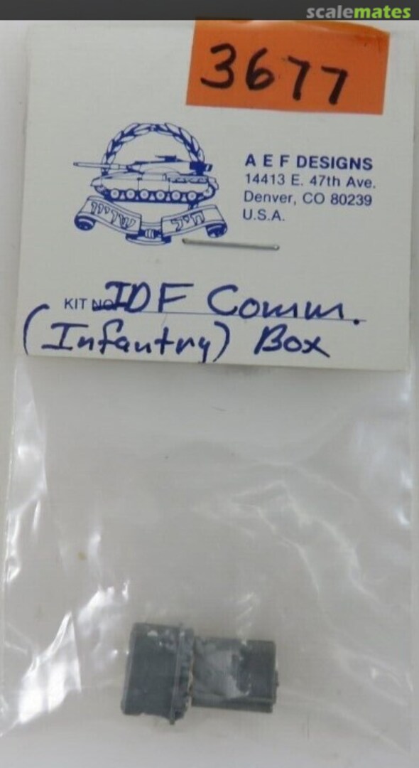 Boxart IDF Communications Box (Infantry) KI-XX01 A.E.F. Designs Boxart IDF Communications Box (Infantry) KI-XX01 A.E.F. Designs