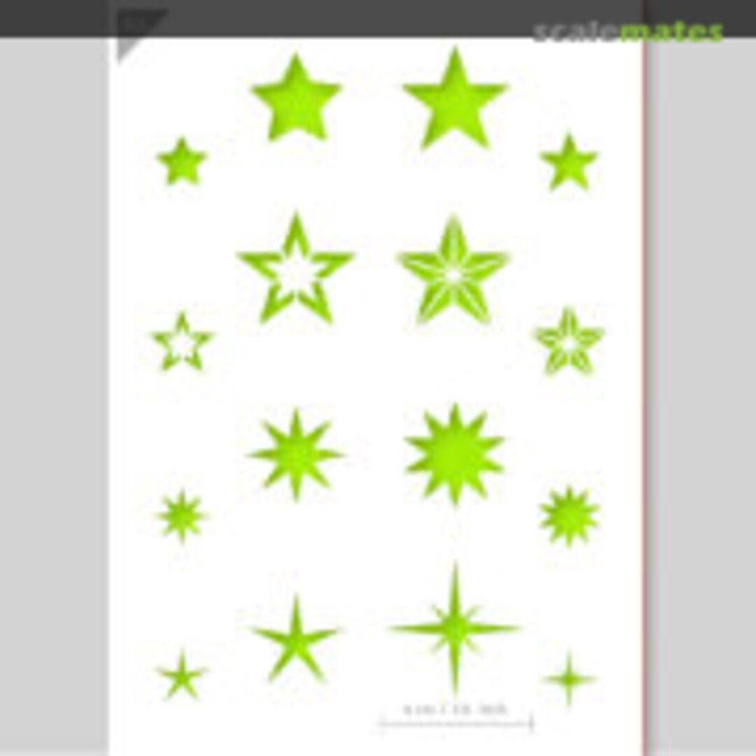 Boxart Stars Stencil – A5 03 Stars QBIX Brand Boxart Stars Stencil – A5 03 Stars QBIX Brand