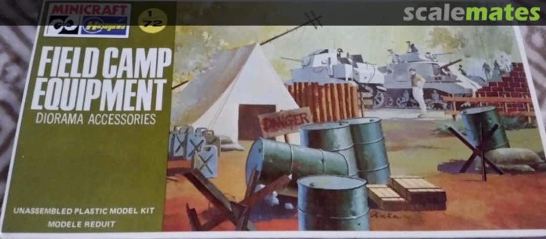 Boxart Field Camp Equipment 731 Minicraft Hasegawa Boxart Field Camp Equipment 731 Minicraft Hasegawa