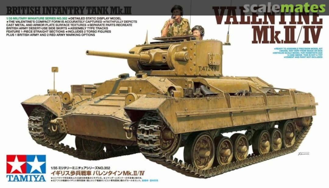 Boxart Valentine Mk.II/IV 35352 Tamiya