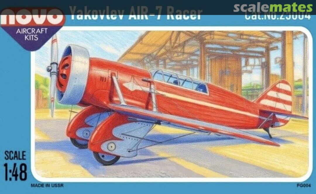 Boxart Yakovlev AIR-7 Racer 25004 Novo (Angar 72) Boxart Yakovlev AIR-7 Racer 25004 Novo (Angar 72)