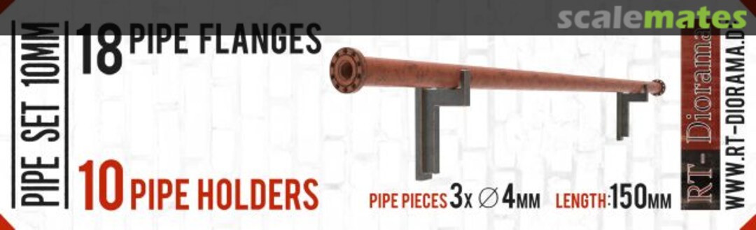 Boxart Pipe Set 4mm 35684 RT-Diorama Boxart Pipe Set 4mm 35684 RT-Diorama