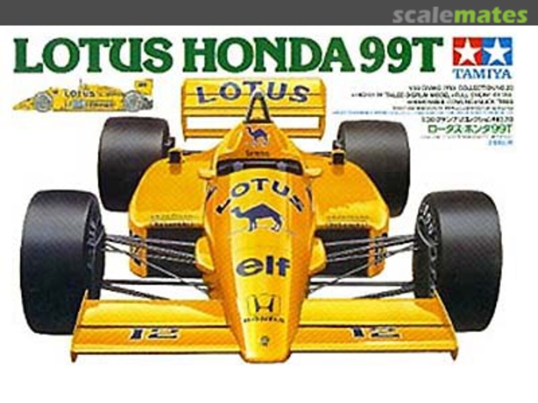 Boxart Lotus 99T Honda 20020 Tamiya Boxart Lotus 99T Honda 20020 Tamiya