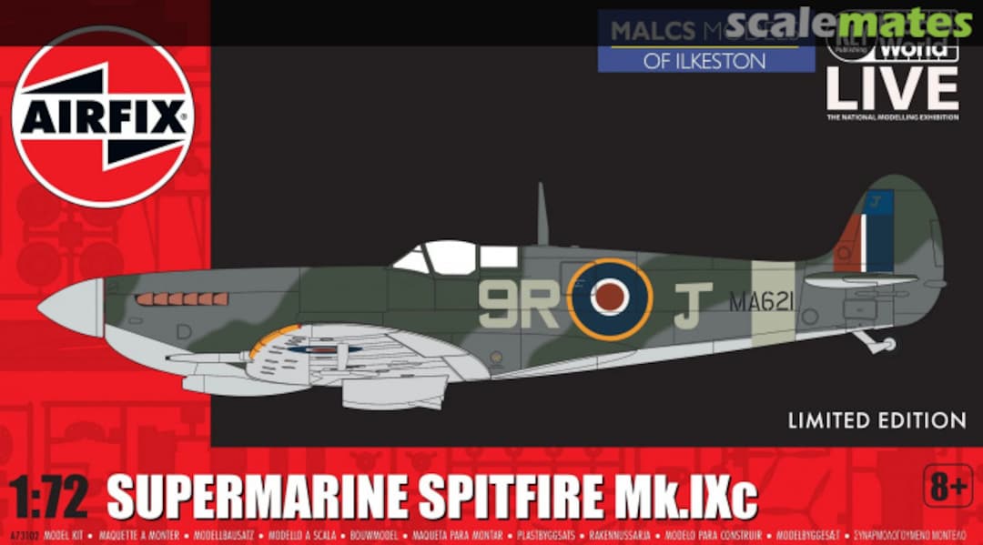 Boxart Supermarine Spitfire Mk.IXc A73102 Airfix