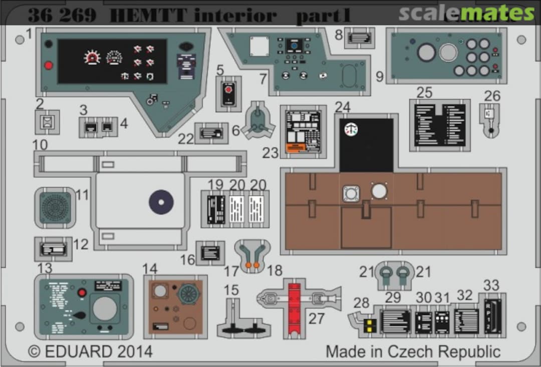 Boxart HEMTT interior - colour 36269 Eduard Boxart HEMTT interior - colour 36269 Eduard