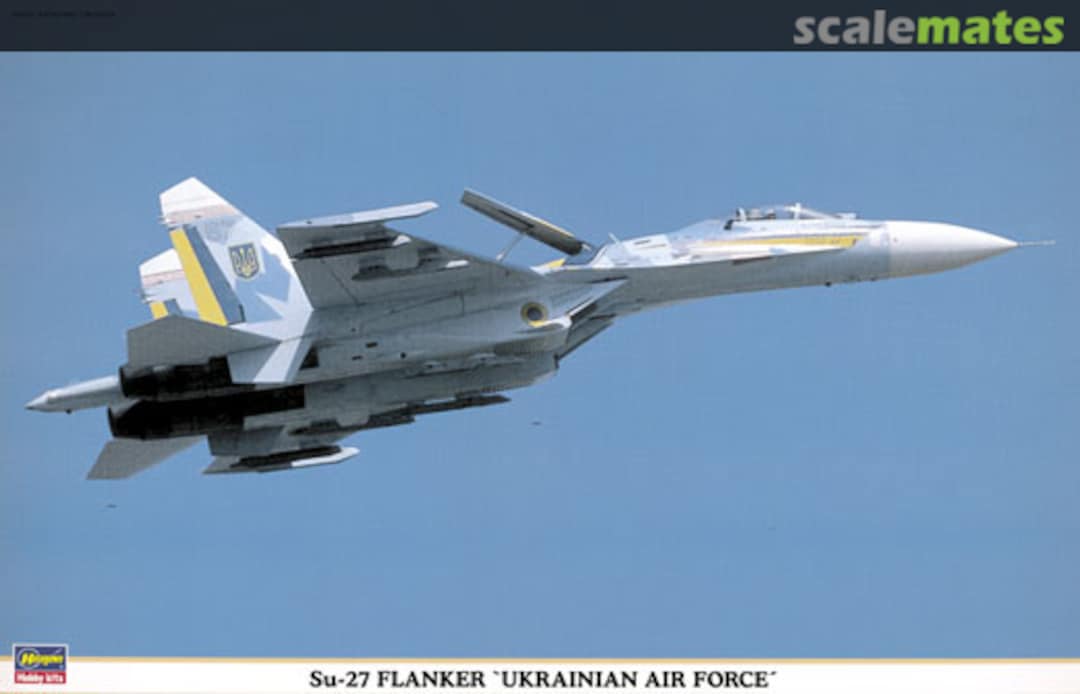 Boxart Su-27 Flanker 'Ukrainian Air Force' 00062 Hasegawa Boxart Su-27 Flanker 'Ukrainian Air Force' 00062 Hasegawa
