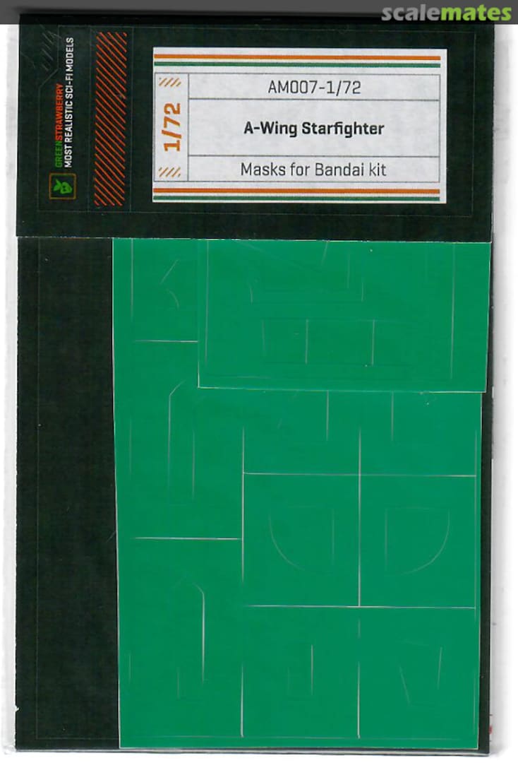Boxart A-Wing Starfighter Paint Mask AM007-1/72 Greenstrawberry Boxart A-Wing Starfighter Paint Mask AM007-1/72 Greenstrawberry