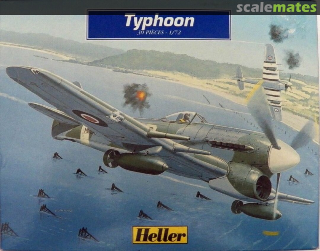 Boxart Hawker Typhoon 79727 Heller Boxart Hawker Typhoon 79727 Heller