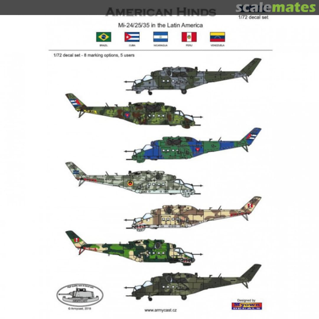 Boxart Mi-24/35 Hind lateinamerikanische Luftstreitkr?fte ACD 72 024 Armycast M&M Boxart Mi-24/35 Hind lateinamerikanische Luftstreitkr?fte ACD 72 024 Armycast M&M