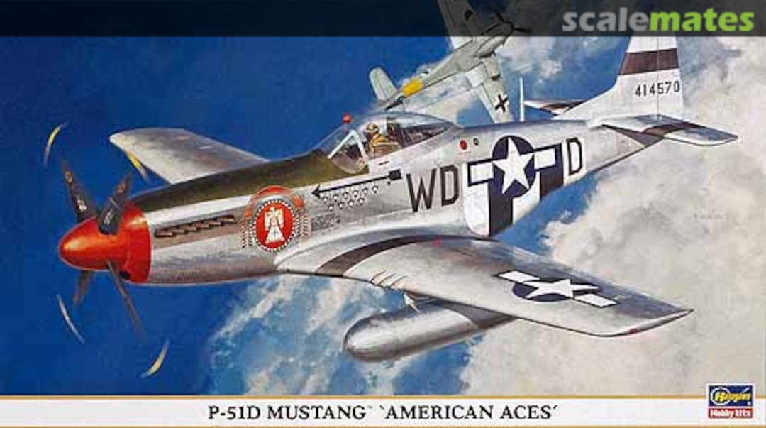Boxart P-51D Mustang 'American Aces' 09779 Hasegawa Boxart P-51D Mustang 'American Aces' 09779 Hasegawa