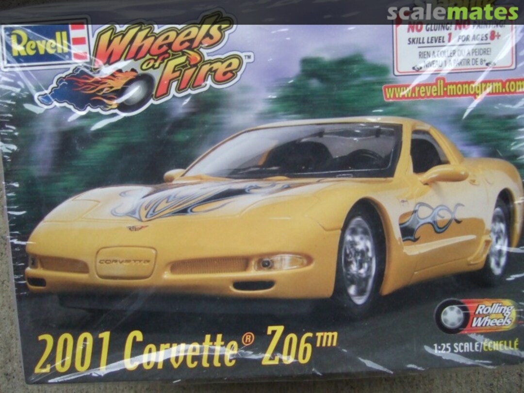 Boxart 2001 Corvette Z06 85-1919 Revell Boxart 2001 Corvette Z06 85-1919 Revell