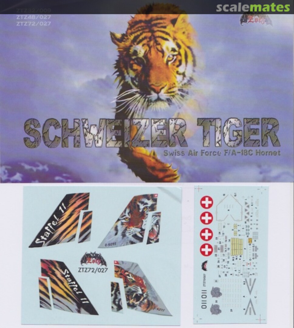 Boxart SCHWEIZER TIGER ZTZ72/027 Zotz Decals Boxart SCHWEIZER TIGER ZTZ72/027 Zotz Decals