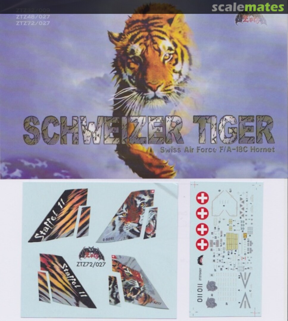 Boxart SCHWEIZER TIGER ZTZ72/027 Zotz Decals