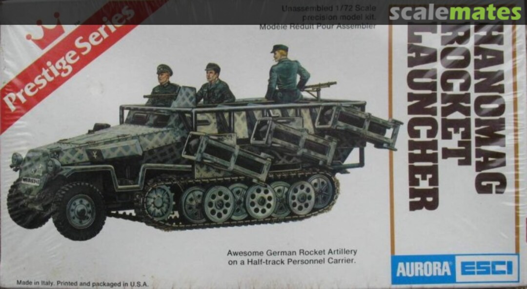 Boxart Hanomag Rocket Launcher 6225 Aurora/ESCI