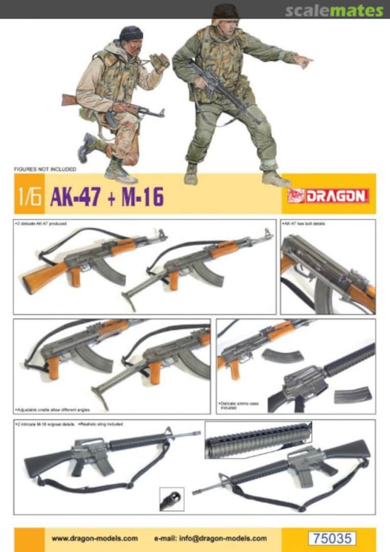 Boxart AK-47 + M-16 75035 Dragon