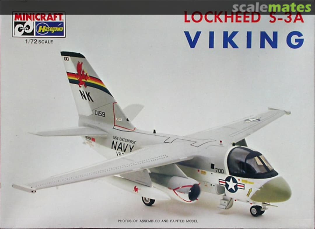 Boxart Lockheed S-3A Viking 1142 Minicraft Hasegawa