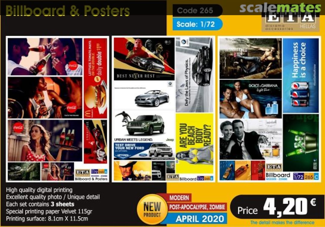 Boxart Billboards & Posters 265 ETA Diorama Accessories Boxart Billboards & Posters 265 ETA Diorama Accessories