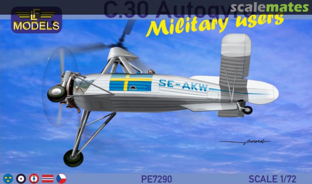 Boxart C.30 Autogyro Military users PE7290 LF Models