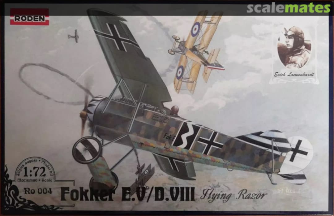 Boxart Fokker E.V/D.VIII 004 Roden Boxart Fokker E.V/D.VIII 004 Roden