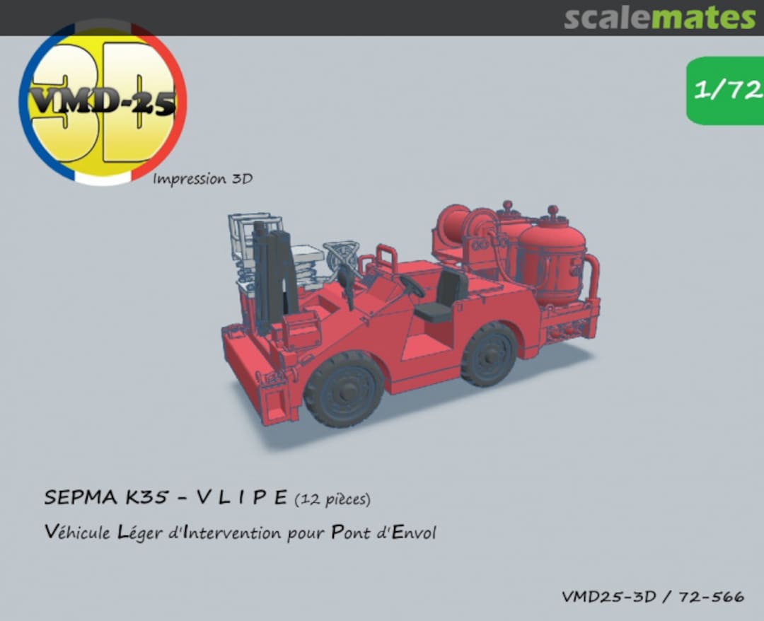 Boxart Véhicule incendie de Pont d'Envol "SEPMA K35" 72-566 VMD25_3D Boxart Véhicule incendie de Pont d'Envol "SEPMA K35" 72-566 VMD25_3D