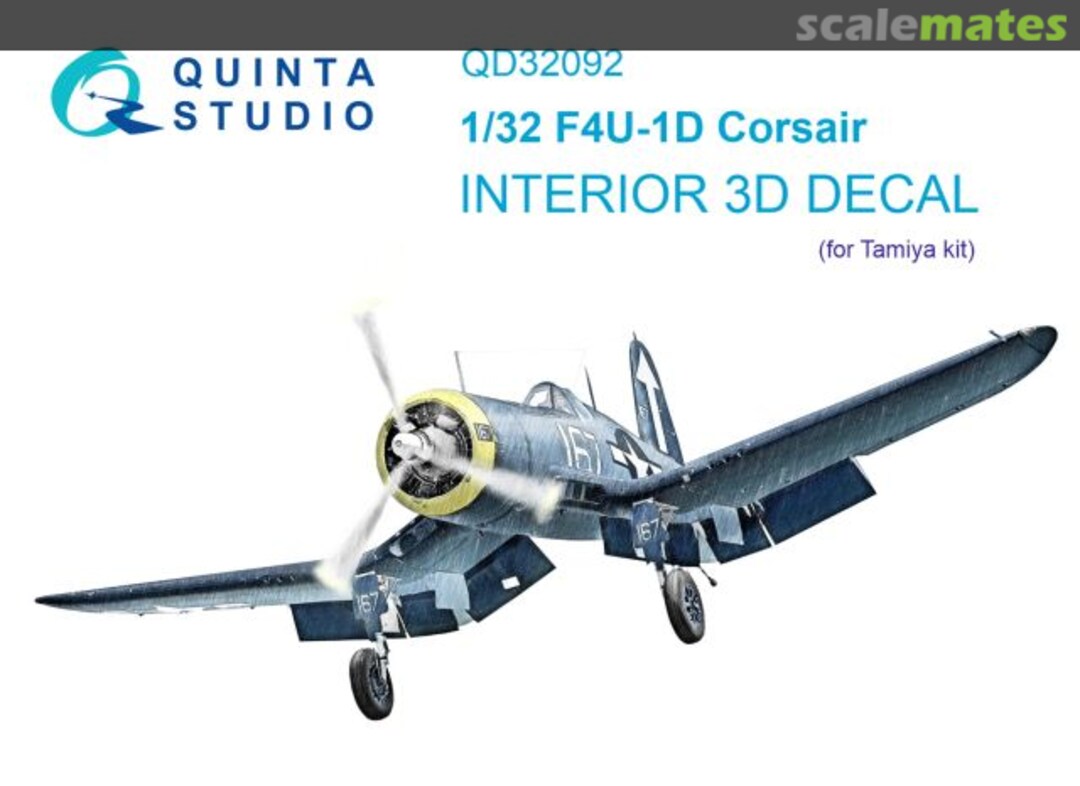 Boxart F4U-1D Corsair interior 3D decals QD32092 Quinta Studio Boxart F4U-1D Corsair interior 3D decals QD32092 Quinta Studio