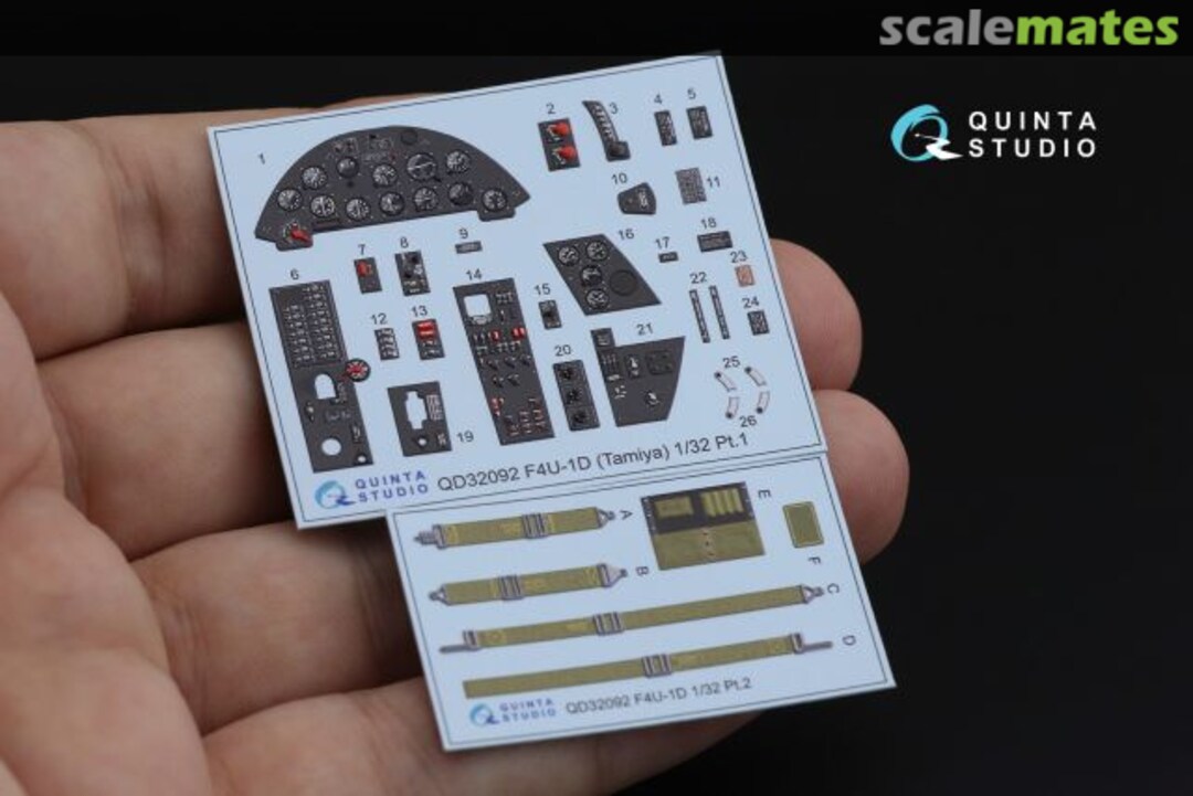 Contents F4U-1D Corsair interior 3D decals QD32092 Quinta Studio Contents F4U-1D Corsair interior 3D decals QD32092 Quinta Studio