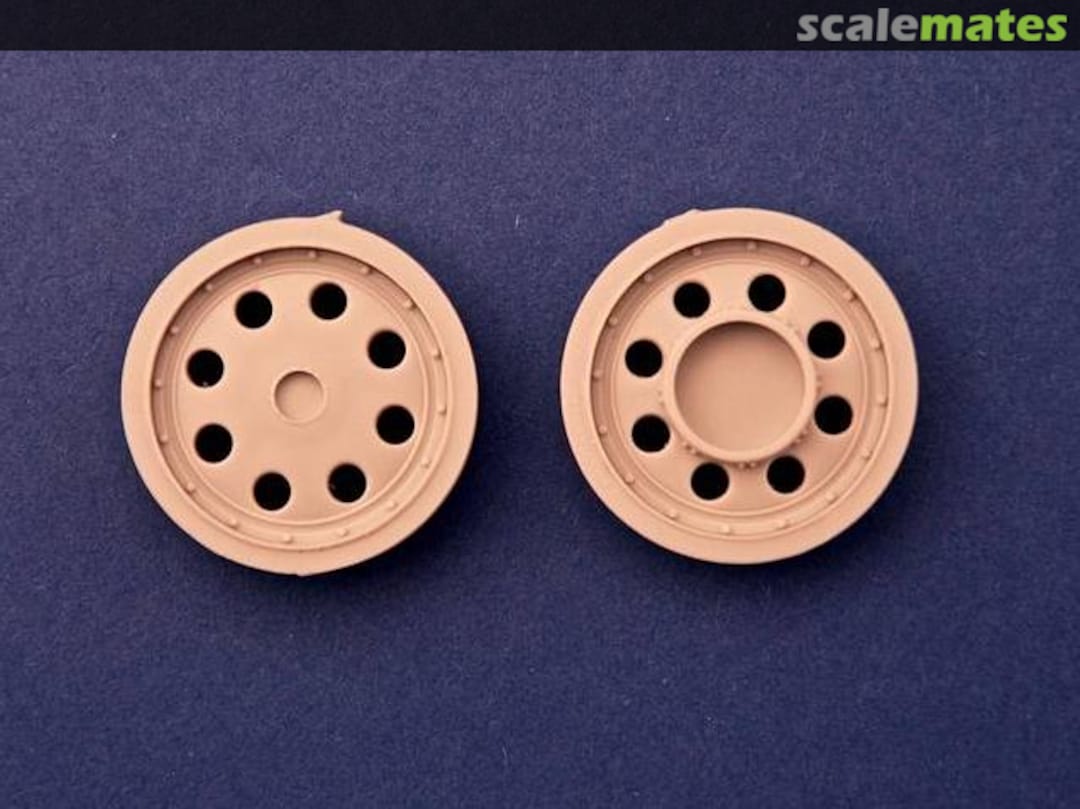 Boxart Road Wheels for German AT Gun PaK43 R35-075 Armorscale Boxart Road Wheels for German AT Gun PaK43 R35-075 Armorscale