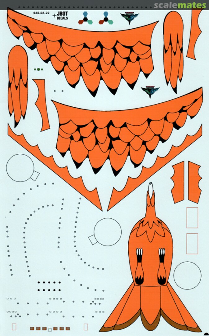 Boxart Romulan Bird of Prey Decals 635-08-22 JBOT Decals Boxart Romulan Bird of Prey Decals 635-08-22 JBOT Decals