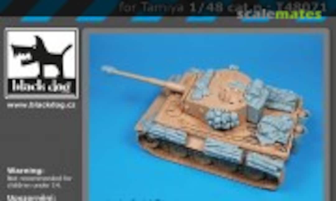 1:48 German Tiger I accessories set (Black Dog T48071) T48071