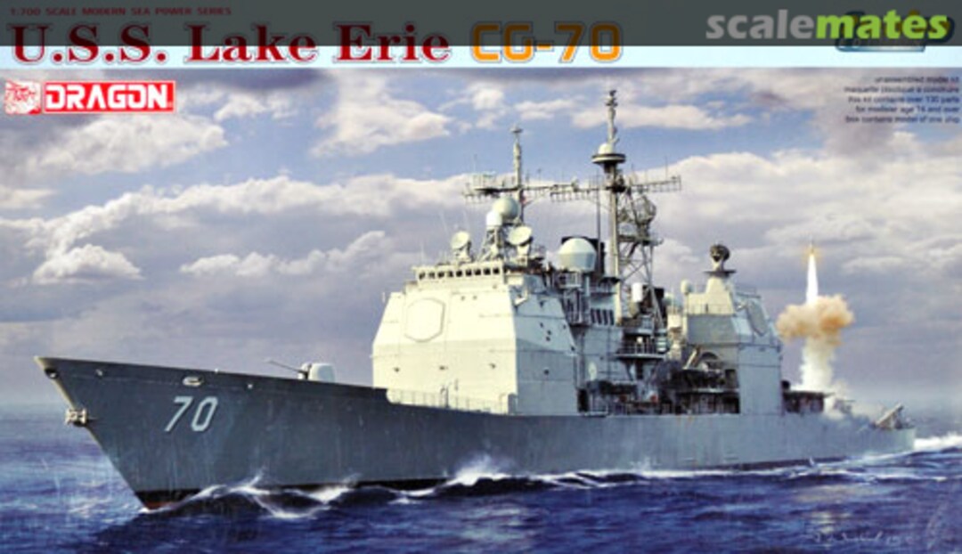 Boxart USS Lake Erie CG-70 7142 Dragon