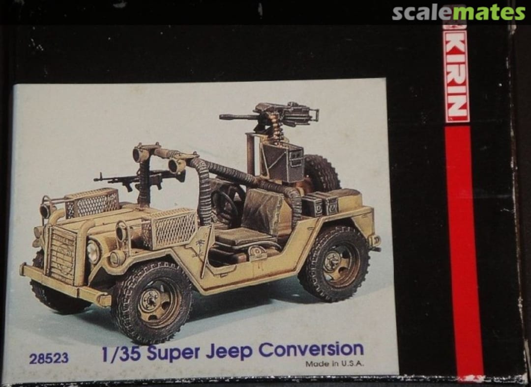 Boxart M151A2 Super Jeep FAV 28523 KIRIN Boxart M151A2 Super Jeep FAV 28523 KIRIN
