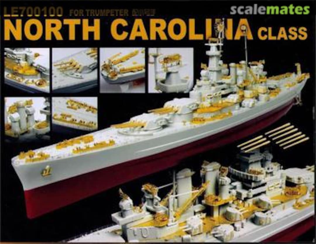 Boxart WWII US Navy Battleship BB-55 North Carolina Class (for Trumpeter) LE700100 Lion Roar