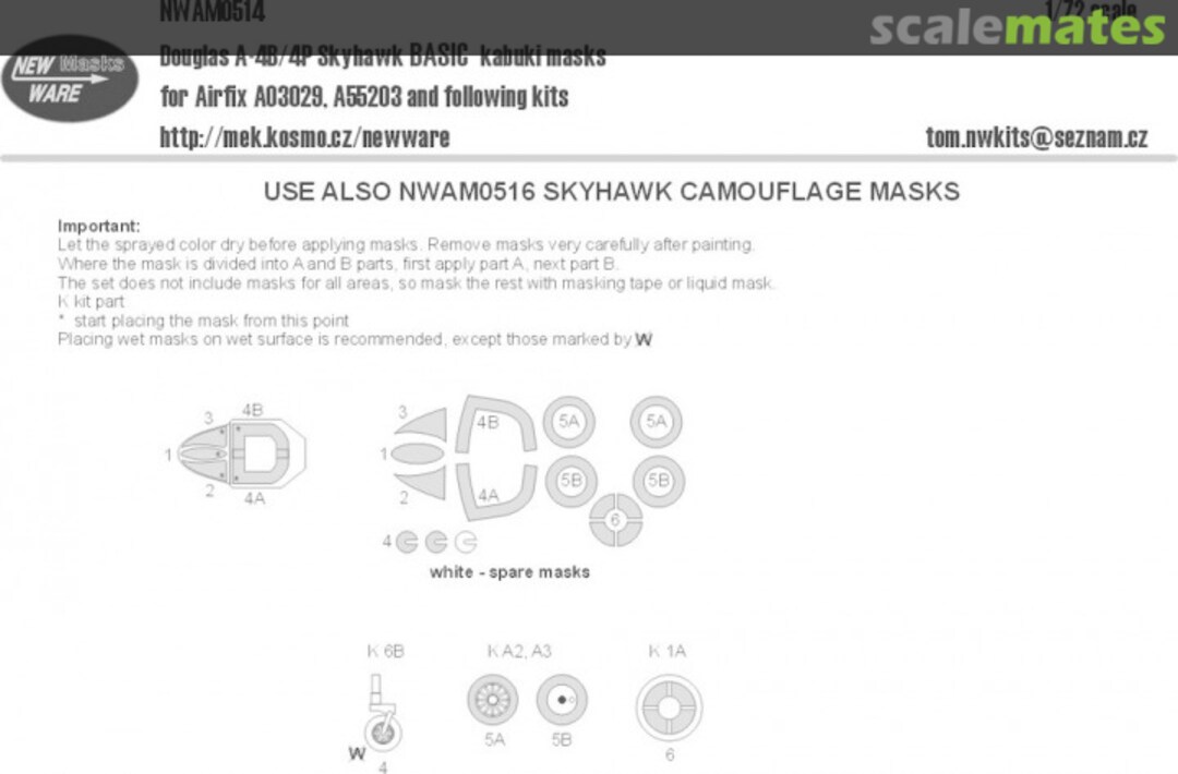 Boxart Douglas A-4B/A-4P Skyhawk BASIC NWAM0514 New Ware Boxart Douglas A-4B/A-4P Skyhawk BASIC NWAM0514 New Ware