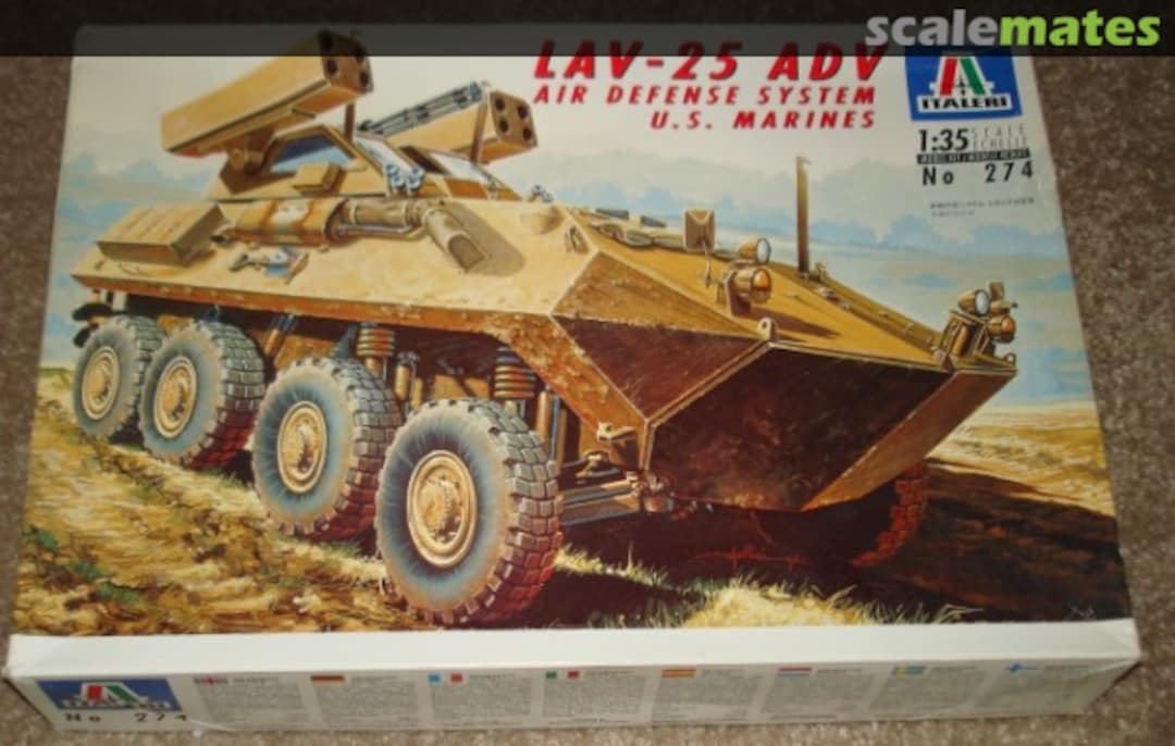 Boxart LAV-25 ADV 274 Italeri Boxart LAV-25 ADV 274 Italeri
