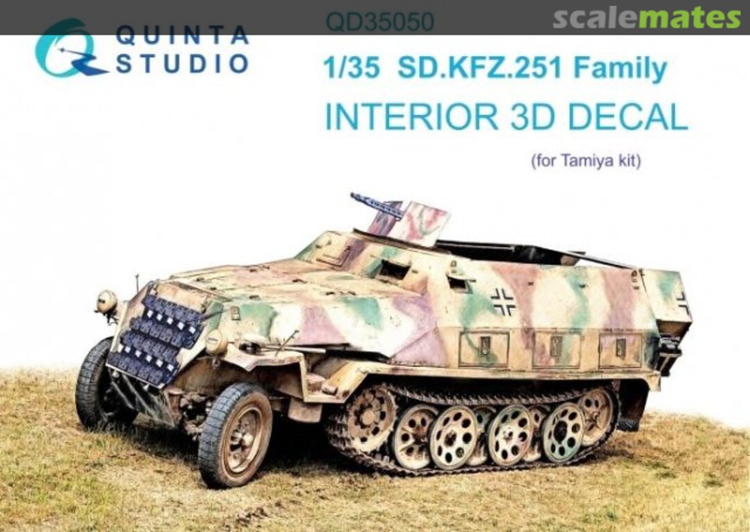 Boxart Sd.Kfz.251 Family interior 3D decals QD35050 Quinta Studio Boxart Sd.Kfz.251 Family interior 3D decals QD35050 Quinta Studio