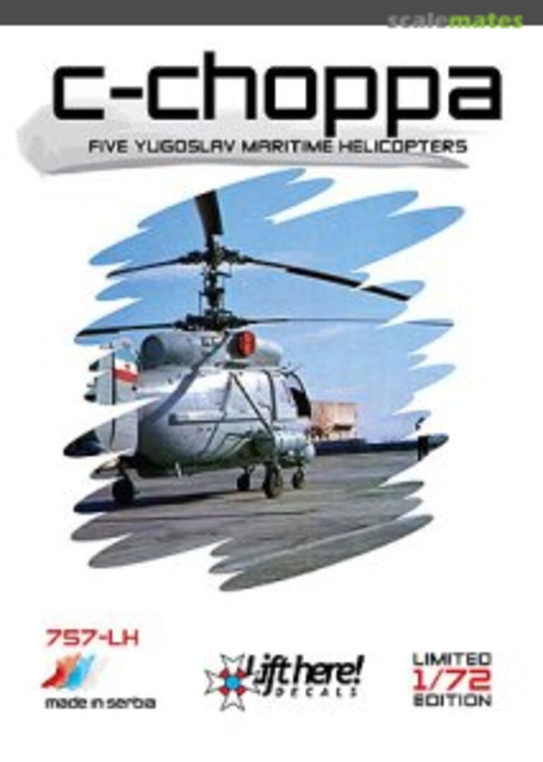 Boxart C-Choppa 757-LH Lift Here Decals Boxart C-Choppa 757-LH Lift Here Decals