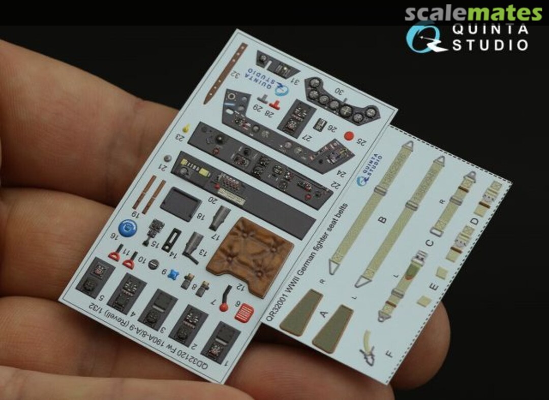 Contents Fw 190 A-8/A-9 interior 3D decals QD32120 Quinta Studio Contents Fw 190 A-8/A-9 interior 3D decals QD32120 Quinta Studio