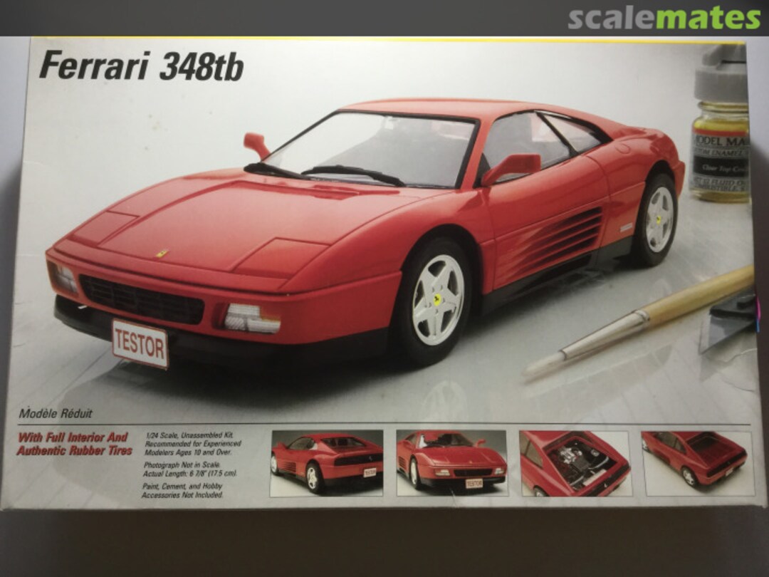 Boxart Ferrari 348tb 237 Testors/Italeri