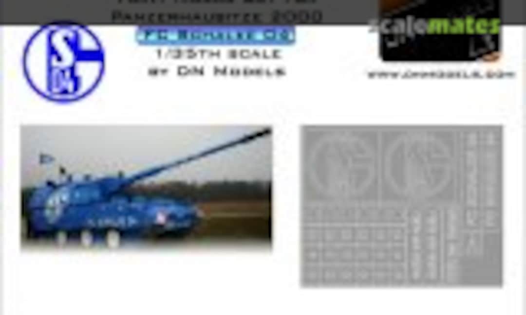 35/827-038 1:35 Paint Masks Set for Panzerhaubitze 2000 F.C. Schalke 04 (DN Models 35/827-038)