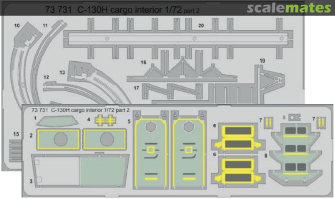 Boxart C-130H Cargo Interior 73731 Eduard Boxart C-130H Cargo Interior 73731 Eduard