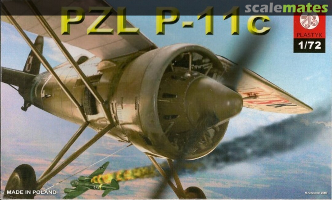 Boxart PZL P-11c S043 ZTS Plastyk Boxart PZL P-11c S043 ZTS Plastyk