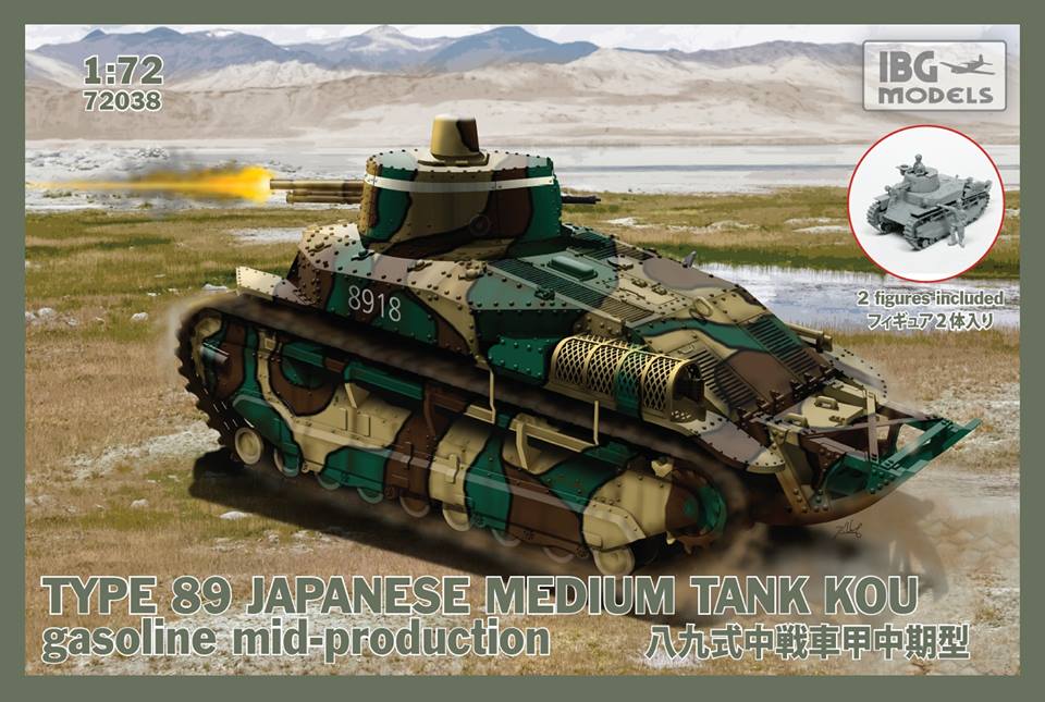 IBG 1//72 Type 89 Japanese medium tank Kou-Essence Early # 72037