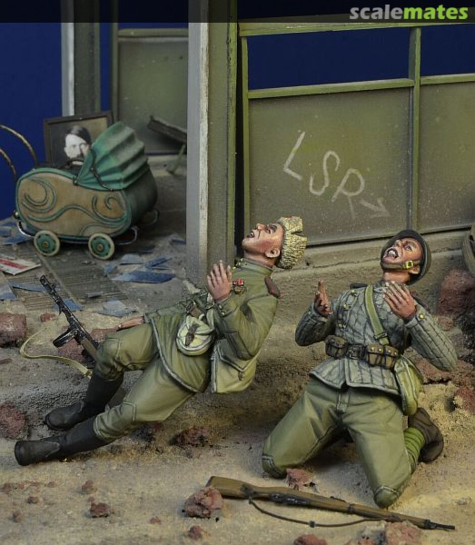 Boxart Soviet Troopers in Action, Berlin 1945 35179 D-Day Miniature Studio